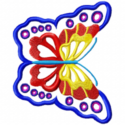 Butterfly Embroidery Design 5